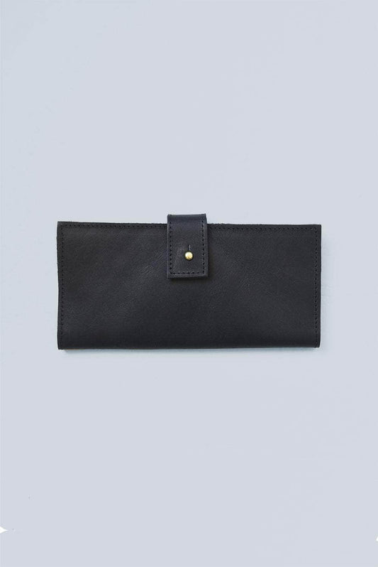 Purse & Clutch Handbags, Wallets & Cases Matte Black Leather Wallet Leather Wallet