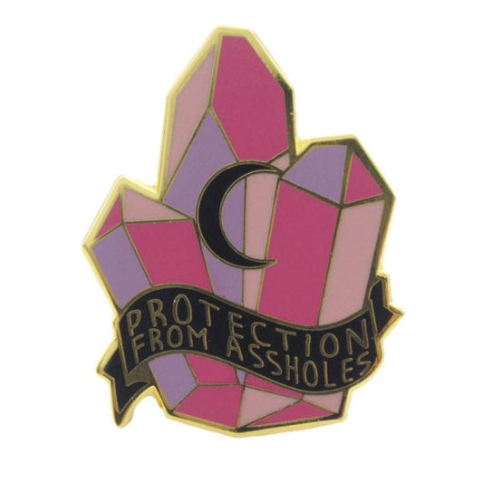 The Original Underground Enamel Pin Protection From A--holes Enamel Pin Protection From A--holes Enamel Pin