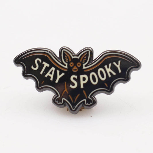 The Original Underground Enamel Pin Stay Spooky Bat Enamel Stay Spooky Bat Enamel
