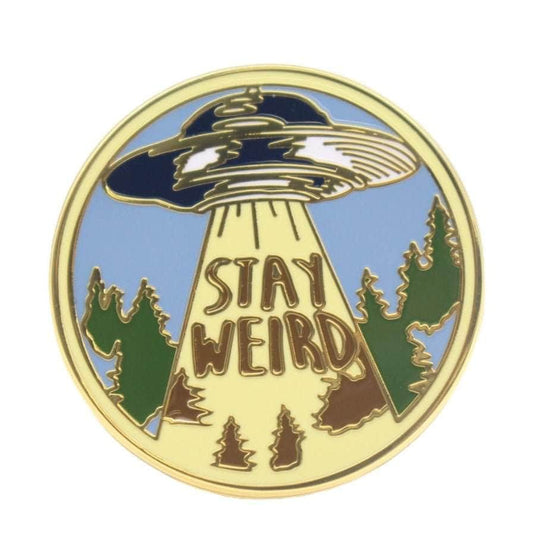 The Original Underground Enamel Pin Stay Weird Enamel Pin Stay Weird Enamel Pin