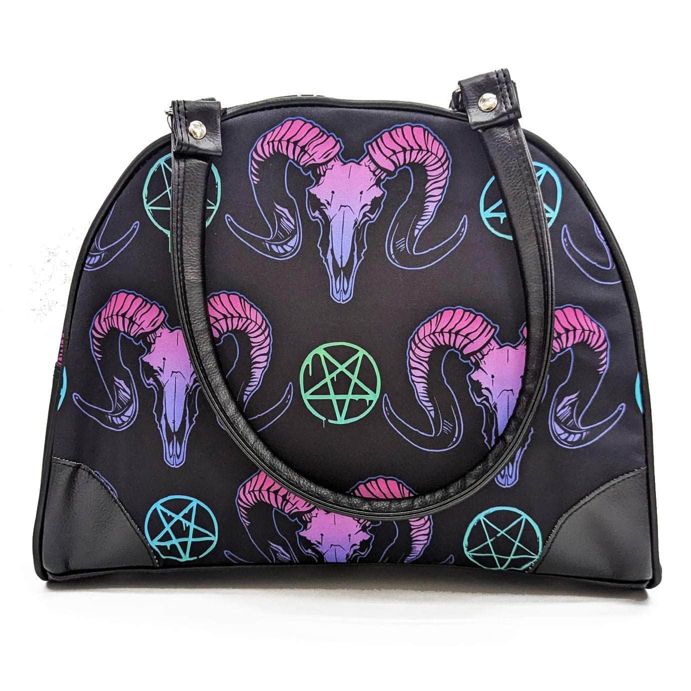 The Original Underground Purse Goat Skulls and Pentacles Purse Goat Skulls and Pentacles Purse