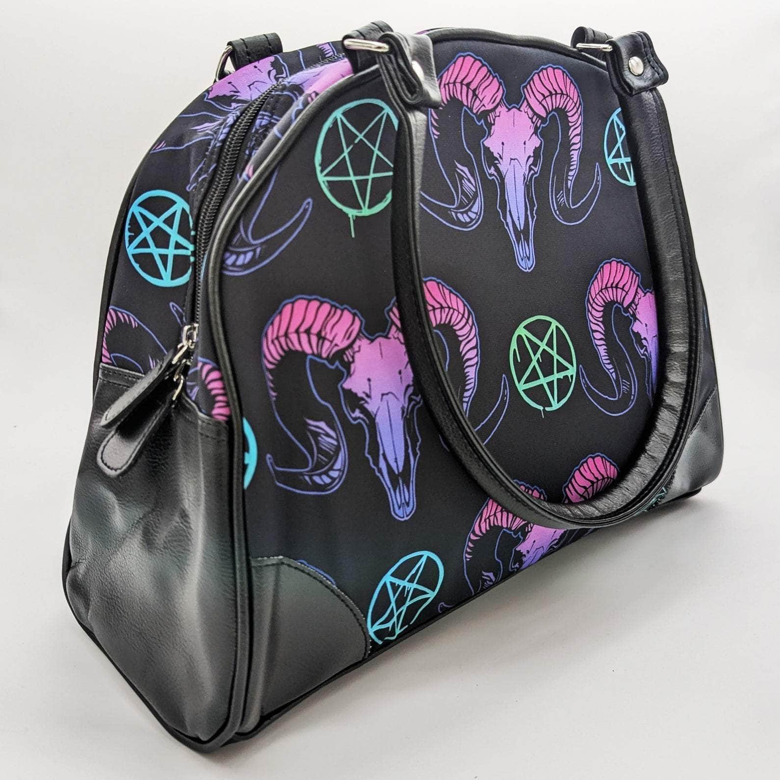 The Original Underground Purse Goat Skulls and Pentacles Purse Goat Skulls and Pentacles Purse