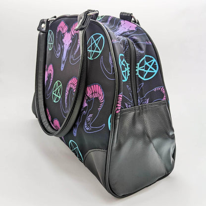 The Original Underground Purse Goat Skulls and Pentacles Purse Goat Skulls and Pentacles Purse