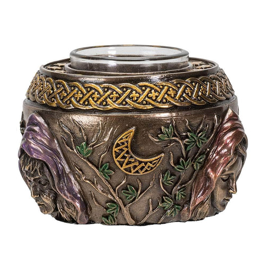 The Witches Sage LLC Candle Holder Maiden Mother Crone Candle Holder Maiden Mother Crone Candle Holder