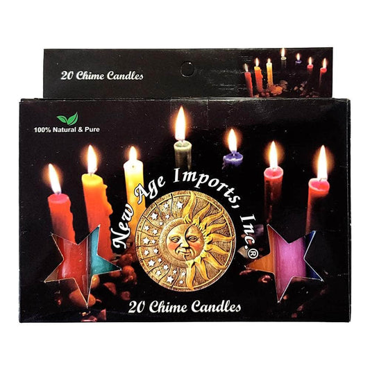 The Witches Sage LLC Candle Mini Ritual Candle - Chime Altar Candles (Box of 20) Mini Ritual Candle - Chime Altar Candles (Box of 20)