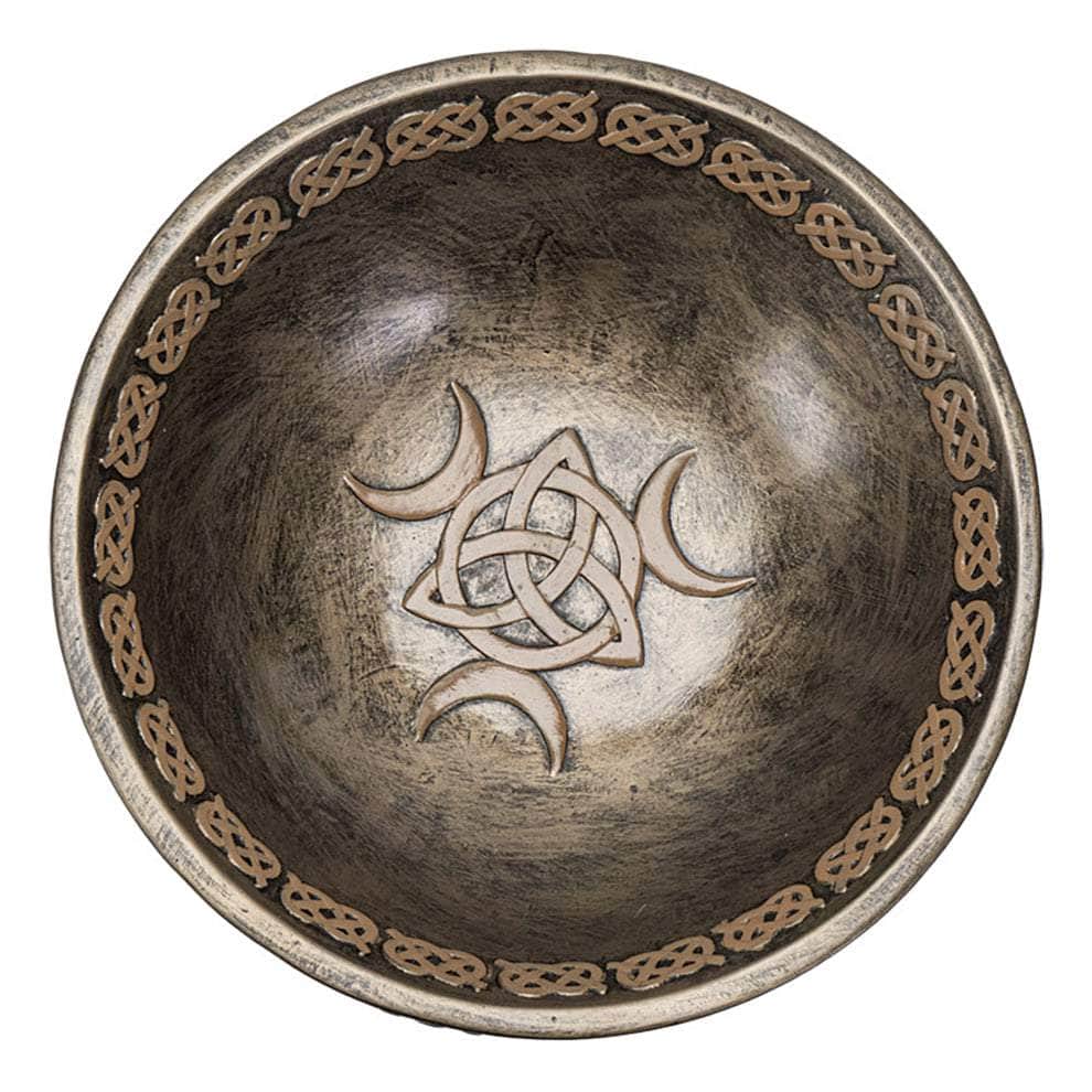 The Witches Sage LLC Cauldrons Triple Goddess Offering Bowl Triple Goddess Offering Bowl