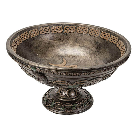 The Witches Sage LLC Cauldrons Triple Goddess Offering Bowl Triple Goddess Offering Bowl