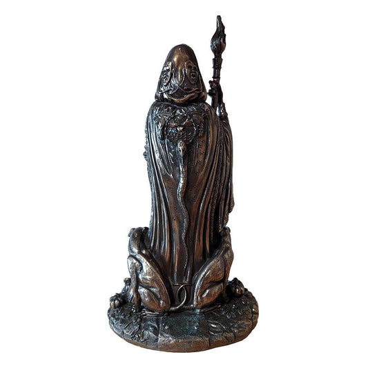 The Witches Sage LLC Figurine Goddess Hecate Bronze Finish Statue C/4 Goddess Hecate Bronze Finish Statue C/4