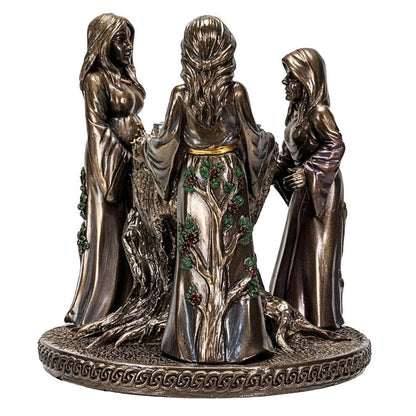 The Witches Sage LLC Figurine Mother Maiden Crone Candle Holder Mother Maiden Crone Candle Holder