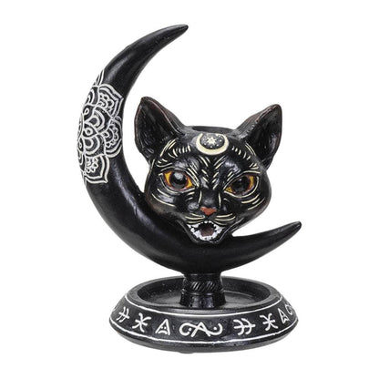 The Witches Sage LLC Incense Burner Black Cat Backflow Incense Burner Black Cat Backflow Incense Burner