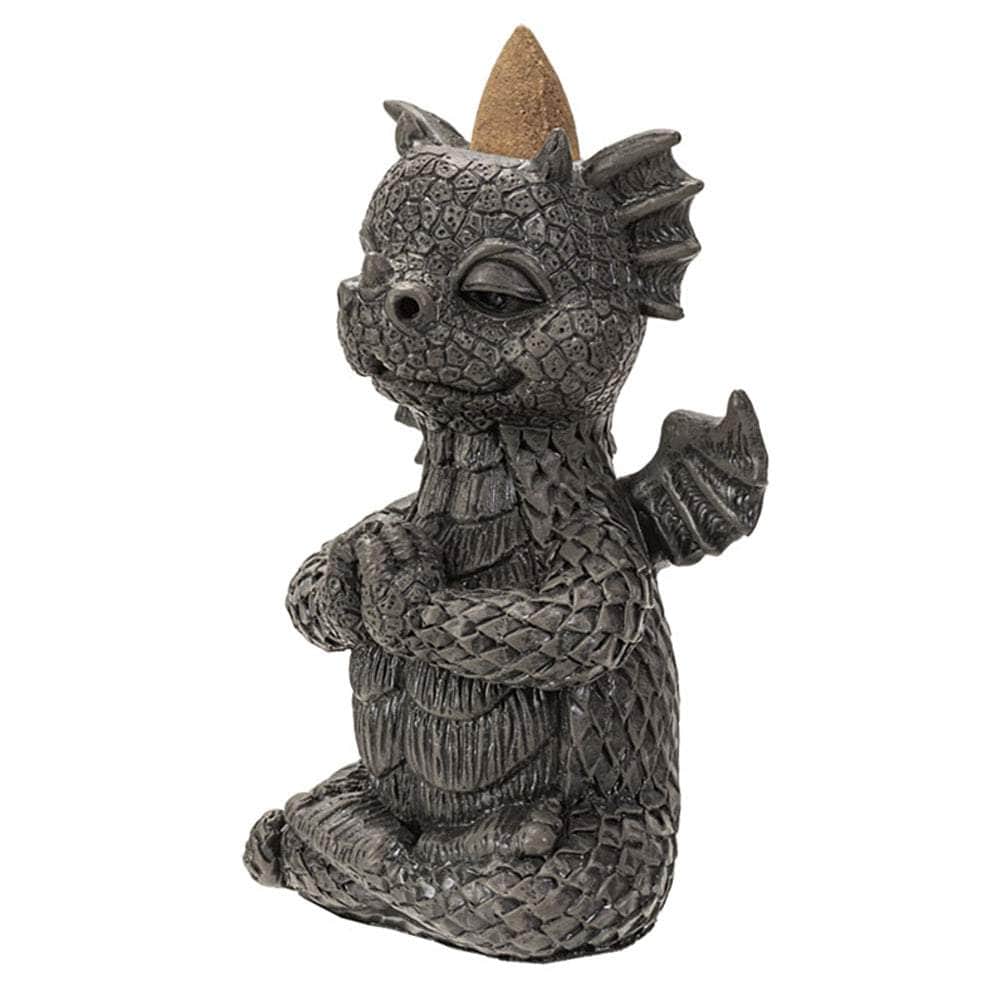 The Witches Sage LLC Incense Burner Dragon Yoga Backflow Burner Dragon Yoga Backflow Burner