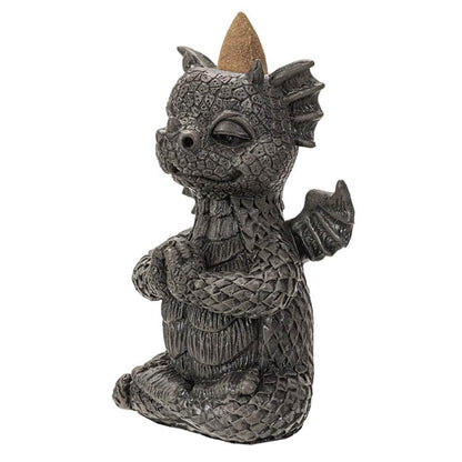 The Witches Sage LLC Incense Burner Dragon Yoga Backflow Burner Dragon Yoga Backflow Burner