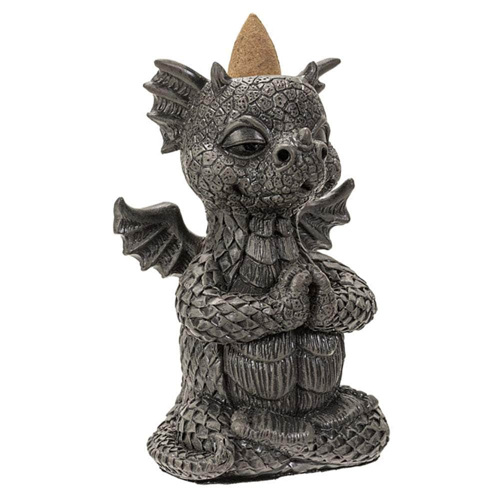 The Witches Sage LLC Incense Burner Dragon Yoga Backflow Burner Dragon Yoga Backflow Burner