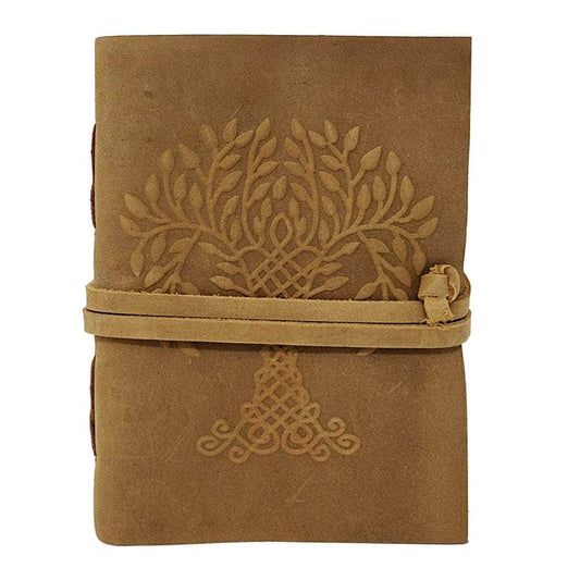 The Witches Sage LLC Journal Tree of Life Soft Leather Journal Tree of Life Soft Leather Journal