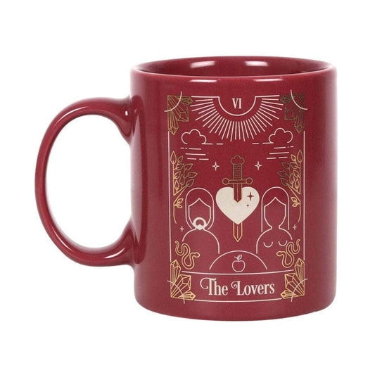 The Witches Sage LLC Mug The Lovers Tarot Card Mug - 11oz The Lovers Tarot Card Mug - 11oz