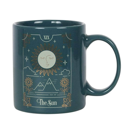 The Witches Sage LLC Mug The Sun Tarot Card Mug - 11oz The Sun Tarot Card Mug - 11oz