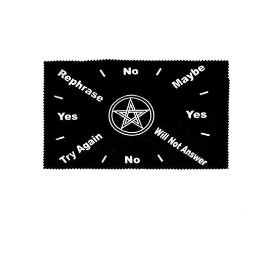 The Witches Sage LLC Sacred Geometry Mat Pendulum Mat: Pentacle Pendulum Mat: Pentacle