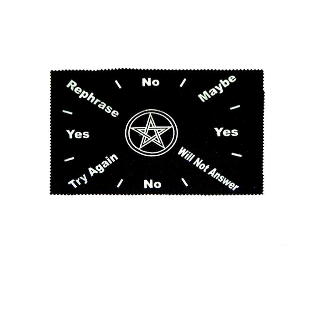 The Witches Sage LLC Sacred Geometry Mat Pendulum Mat: Pentacle Pendulum Mat: Pentacle