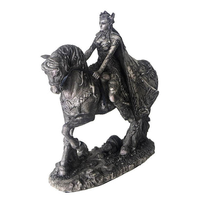 The Witches Sage LLC Statue Rhiannon on Horse Statue Rhiannon on Horse Statue