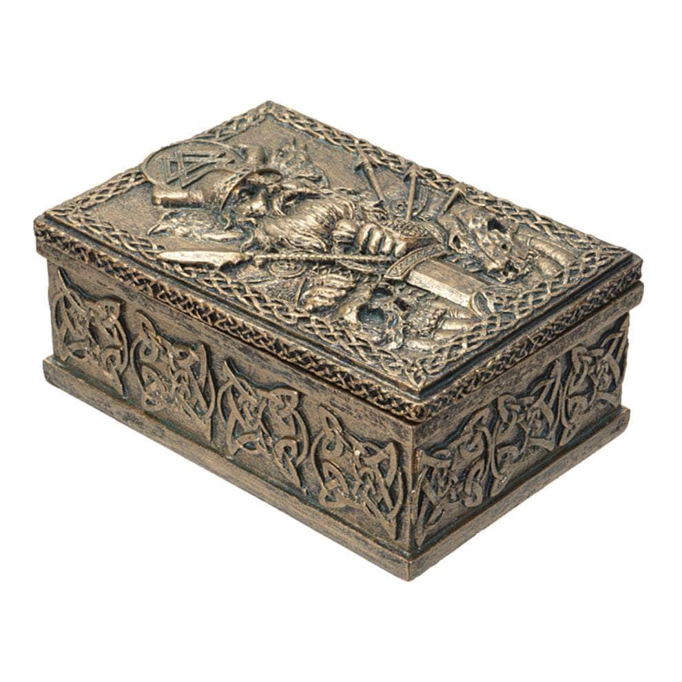 The Witches Sage LLC Tarot Box Odin Trinket Box Odin Trinket Box