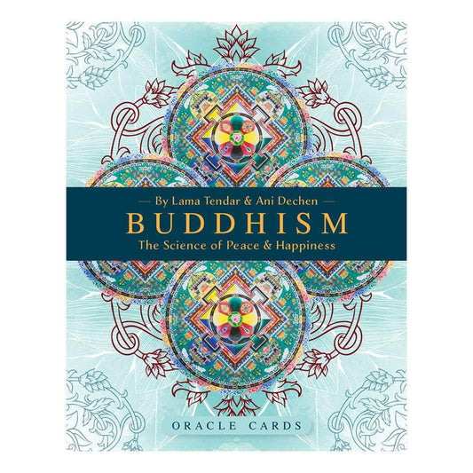 The Witches Sage LLC Tarot Cards Buddhism Oracle Cards: The Science of Peace & Happiness Buddhism Oracle Cards: The Science of Peace & Happiness