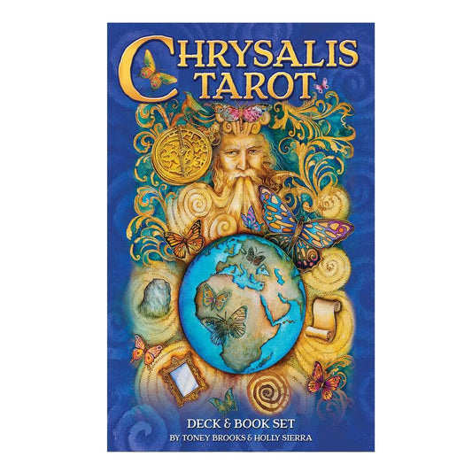 The Witches Sage LLC Tarot Cards Chrysalis Tarot Deck and Book Set Chrysalis Tarot Deck and Book Set