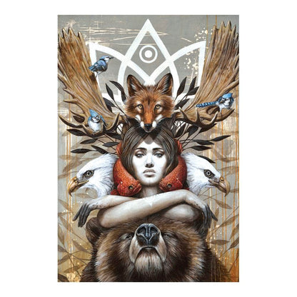 The Witches Sage LLC Tarot Cards Medicine Heart Oracle Pocket Panda Edition Medicine Heart Oracle Pocket Panda Edition