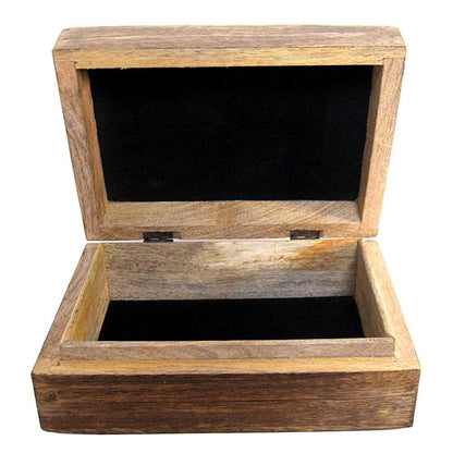 The Witches Sage LLC Wood Box Mango Wood Box - Goddess 7" x 5" Mango Wood Box - Goddess 7" x 5"