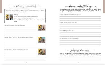 Writual Planner Book Decoding the Cards: A Tarot Workbook for Intuitive Exploration Decoding the Cards: A Tarot Workbook for Intuitive Exploration
