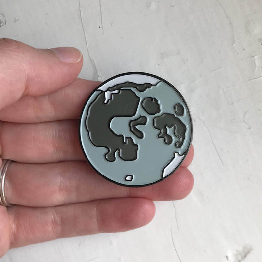 Yugen Handmade Enamel Pin Full Moon Enamel Pin Full Moon Enamel Pin