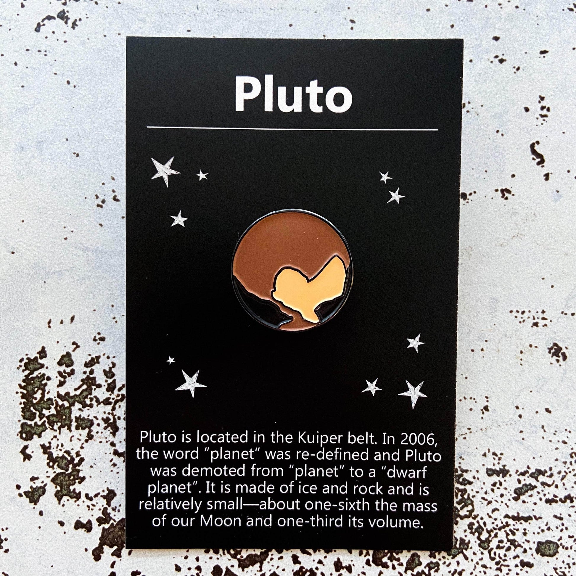 Yugen Handmade Enamel Pin Pluto Enamel Pin Pluto Enamel Pin