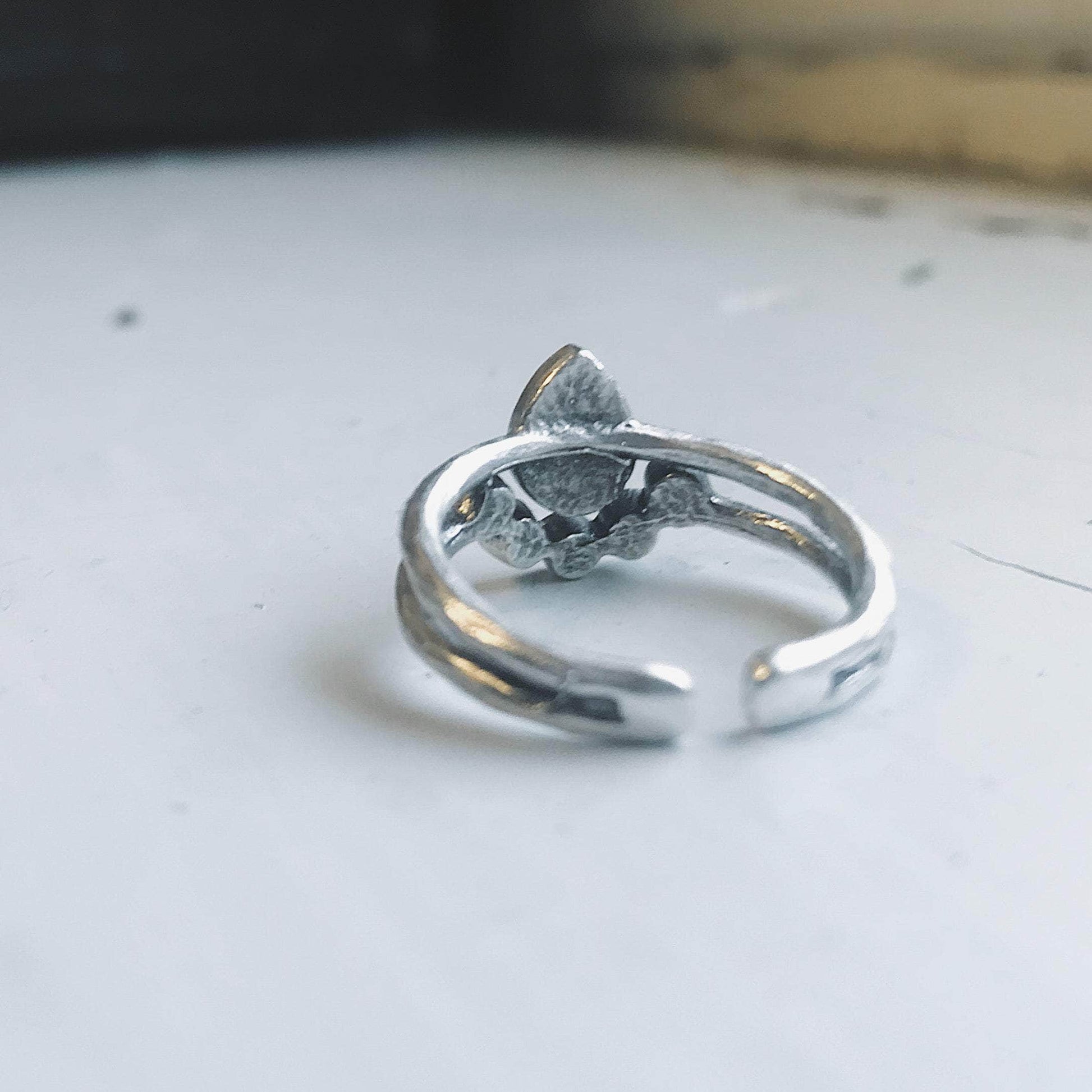 Yugen Handmade Ring Moondrop Moonstone Ring Moondrop Moonstone Ring